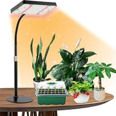 Plant Lamp LED, FRGROW UV-IR Full Spectrum Plant Light for Indoor Plants, Plant Light LED 200 W, Full Spectrum Plant Lamp 208 LEDs, Growth Lamp for Plants, Daisy Chain Function