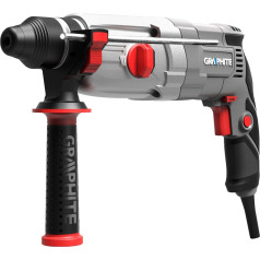 Graphite SDS+ 710W hammer drill, case