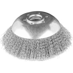 Graphite Wire brush for brushcutter 150 x 25.4 mm, soft, wavy wires