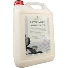 Natursache Latex Milk 5 L in Canister Liquid Latex 5000 ml as Liquid Latex Natural Latex All-Purpose Suitable for Halloween and Masks