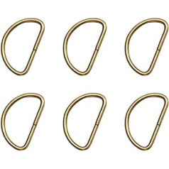 Healifty Pack of 20 Metal Ring Adjustable Buckles Semicircular Buckle Accessories Strap for Backpack Clothing Luggage Belt (Silver) S Bronze 100 Pieces