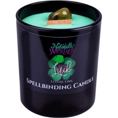 Naturally Wicked ® Spellbinding Lucky Candle Scented Crystal Magic Candle Inc Unique Candle Gift Box