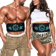 EMS Training Device, Abdominal Trainer, EMS Abdominal Muscle Trainer, Abdominal Trainer with EMS Technology, Effective Abdominal Belt for Men and Women Stimulator for Men and Women