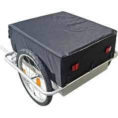Bicycle Trailer Transport Trailer Cargo Trailer – Red Loon Cargo T4 – Bicycle Transport Trailer – Aluminium Trailer – Aluminium Rims – Extremely Light – 144 Litres