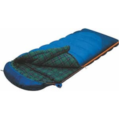 Alexika Tundra Plus Sleeping Bag, Warm, Comfortable, Rectangular 3 Season Blanket Sleeping Bag for Adults and Families, Outdoor Camping in Low Temperatures up to -2 °C with Compression Bag,