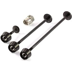 Pitlock Pit Lock Set 02 for Front and Rear Seat Post Black