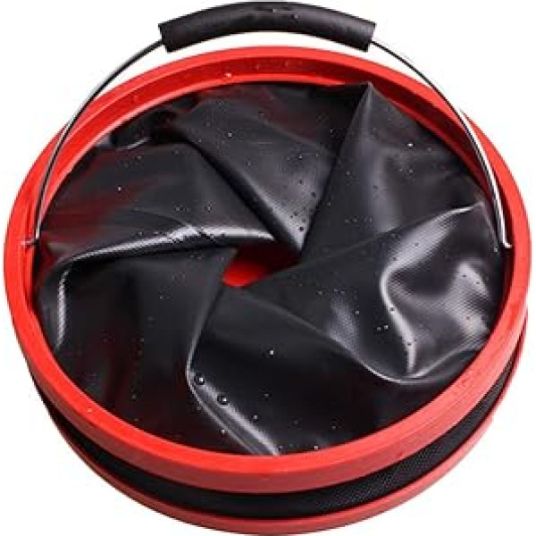DUBENS Foldable Bucket 2000D Oxford Foldable Bucket - Fit in Camping, Outdoor Sports, Home Use, Car Washing - Water Bucket 12L Capacity