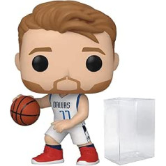 POP! Sports NBA Luka Doncic Dallas Mavericks Action Figure Bundled with Pop Guard to Protect Display Box