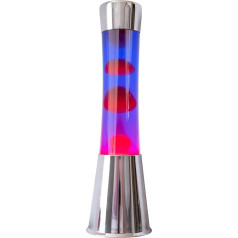 Fisura Lava lamp magma/ metal effect 40 cm liquid metal and glass.