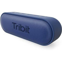 Bluetooth Speaker, Tribit XSound Go Portable Speaker IPX7 Waterproof, 12 W Wireless Speaker with Bass+, 24 Hours Playtime, 20M Bluetooth Range Blue