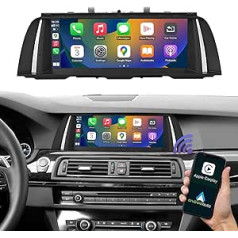 Road Top Wireless Carplay & Android Car, 10.25 Inch Car Stereo Receiver for BMW 5 Series F10/F11/F18 2012-2016 Year with NBT System, 1920 x 720 Car Touchscreen Multimedia Radio Receiver