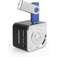 MusicMan TXX3527 Mini Soundstation (MP3 Player, Loudspeaker, Line In function, SD/microSD cardslot) black