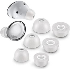 Foam Earplugs for Samsung Galaxy Buds Pro - Experience Ultimate Comfort and Unwavering Fit with Memory Foam Tips - Grey