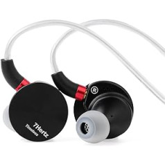 Linsoul 7HZ Timeless 14.2 mm Planar HiFi In-Ear Headphones with CNC Aluminium Housing, Removable MMCX Cable (4.4 mm)