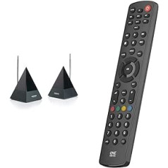 Infrared Extender - Marmitek Powermid XL - Control your AV devices wirelessly from another room with this IR Repeater & One for All Contour 8 Universal Remote Control TV