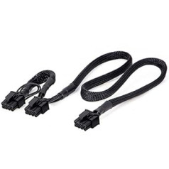 YieJoya PCIE Cable for Corsair, PSU 8 Pin Male to Dual PCIe 8 Pin (6+2) Male Power Supply for Corsair Modular Power Supply RM/HX/CX-M Series