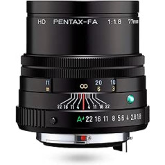 Pentax PENTAX-FA 77mmF1.9 Limited Black Light Celebration Width, e.g. for Portraits with Powerful HD Coating, for the Pentax K System with 35 mm Full Frame Sensor, 27880