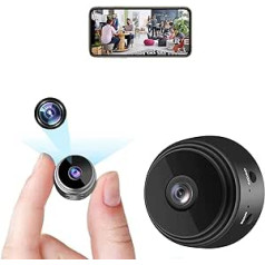 LySuyeo Mini Camera, Surveillance Camera, 1080P WiFi Camera with Motion Detection, Night Vision, Surveillance Camera with Battery Power, Suitable for Families