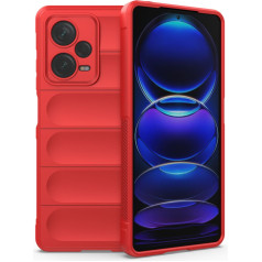 Elastīgs vāciņš Xiaomi Redmi Note 12 Pro+ Magic Shield Case, sarkans