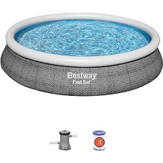 Bestway Bestway 57313 Basen rozporowy Fast Set z Pompä... FiltracyjnÄ... Szary 4.57 m x 84 cm