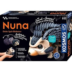 Kosmos 620066 Nuna - My Robotic Pet, tumbling hedgehog, rolls backwards when you clap, it scurries around, curls up into a ball, bristles its spines like a real hedgehog, fascinating bionics model, experiment box