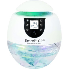 Emmi Air Ion Air Purifier for Allergy Sufferers for up to 35 m², Air Purifier with Odour-Neutralising Ions, Ideal for Dust, Viruses, Pollen, Acrylic Odour