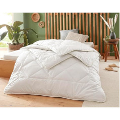 Badenia Trendline Eco Duvet Camel Lightweight 135 x 200 cm, White, Oeko-Tex Certified, Produced according to German Quality Standard