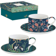 Easy Life Set of 2 Breakfast Glasses 24 cl Porcelain