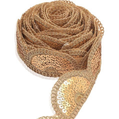 Weddecor Reich Embroidery Border Embellishment Lace for Wedding Burda DIY Projects, Designer Clothing - Design-13, 5 Metres