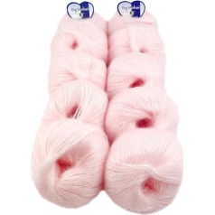 Tricot Café - Big Mohair - Ideal for Newborns, Wool Blend, Pink Baby 4