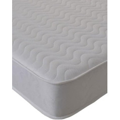 Starlight Beds 1108-40 Foam Mattress Small Memory Foam Spring Mattress 1.2m x 1.8m Textile White 4ft Small Double Mattress