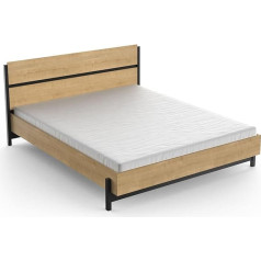 Demeyere Lit Adulte - 160 x 200 cm - Craft - Fabriqué en France - Warranty 2 ans