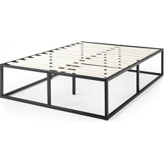 Zinus EU-MBBF-18K Bed Frame, Metal/Wood, Single