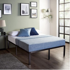 ‎Home Treats Home Treats King Size Metal Bed Frame, Raised Platform Bed for Adults, Kids, Teens, 5ft Steel Slats and Under Bed Storage (Without Mattress, King)