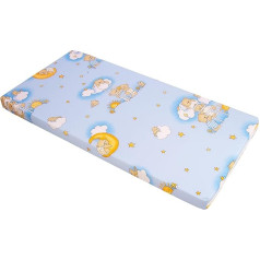 Best For Kids Children's Bed Mattress, Baby Mattress 70 x 140 cm Children's Rolled Mattress Blue