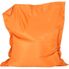Bean Bag Bazaar Sitzsack Outdoor für Kinder, Orange, Wasserabweisend, XXL Sitzsack Sessel für den Innen- und Außenbereich mit Füllung, Kindersitzsack