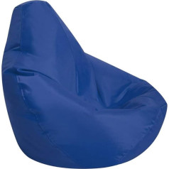 Zsooner Bean Bag Sofa 75 x 85 cm Accessories Shiny Gaming Child Indoor Outdoor Without Padding Oxford Cloth Furniture Protector Waterproof Home Decor Dustproof (Dark Blue)