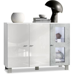 Vladon Denjo Sideboard, White