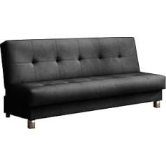 Mirjan24 Enduro XI Sofa Bed with Bed Box, 3-Seater Sofa, Couch with Sleep Function and Bed Function, Sofa Bed Upholstered Sofa, Lounge Sofa Living Landscape (Kronos 34)