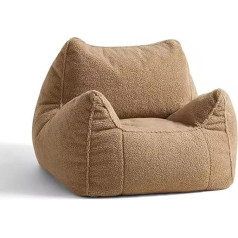 Generic Sofas for Living Room Single Small Sofa Home Living Room Can Sleep and Lie on the Balcony Single Chair Simple Velvet Lazy Sofa Leisure Sofa Chair