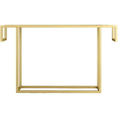 Leeberty Konsolentisch, Sofatisch aus Metall, Eingangstisch, Wohnzimmer-Dekorationstisch, 80 x 29 x 79 cm (Farbe: A) (A)