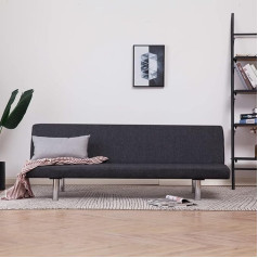 BaraSh Sofa Bed Dark Grey Polyester Small Sofas for Small Spaces Sleeping Sofa