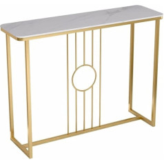 Hgtyt Konsolentisch für den Flur, schmaler Konsolentisch, Konsolentisch, Sofatisch mit Regalen, schmaler Couchtisch mit Stahlgestell, Akzenttisch für Eingangsbereich, Flur, Wohnzimmer