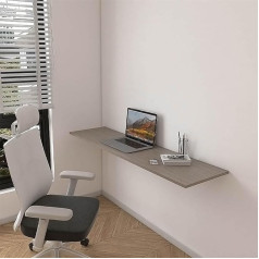 Siocnieqae Wall table, kitchen dining table, wall mounted drop leaf wall folding table, can be used as a shelf for dishes and utensils or for dining, a stylish and functional piece of furniture. (Colour