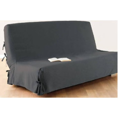 ‎Atmosphera Createur D'interieur 140X200 Dark Grey Clamshell Cover