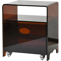 Chemyo Table Chevet Petite Stockage Pique-Nique Table d'ordinateur Pièce Vivante Armoire Console Fille Chambre