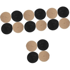 Magiclulu 16 STK Untersetzer Für Warme Speisen Untersetzer Für Getränke Tassenuntersetzer Topfschutz Zum Stapeln Kochgeschirrhalter Pfannentrenner Tee Set Tischset Baumwolle