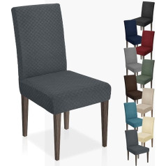 ‎Maxijin Maxijin Jacquard Dining Room Chair Cover, Stretch Dining Parsons Chair Protective Cover, Removable Chair Furniture Protective Covers for Dining Room, Hotel, Kitchen, Ceremony