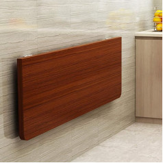 Zyifan Dining Room Tables Wooden Wall Mounted Drop Leaf Folding Table Small Space Saving Floating Computer Desk for Home Office Laundry Home Bar Kitchen Dining Room