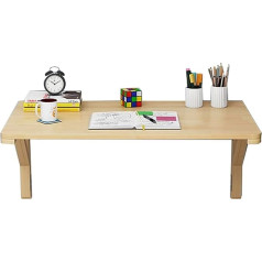 Wandmontierter Drop-Leaf-ESS-Küchentisch, Holz | Klappbarer Wandschreibtisch für kleine Räume, Eck-Computertisch, zusammenklappbarer/hochklappbarer Schreibtisch für das Arbeiten im Heimbüro,